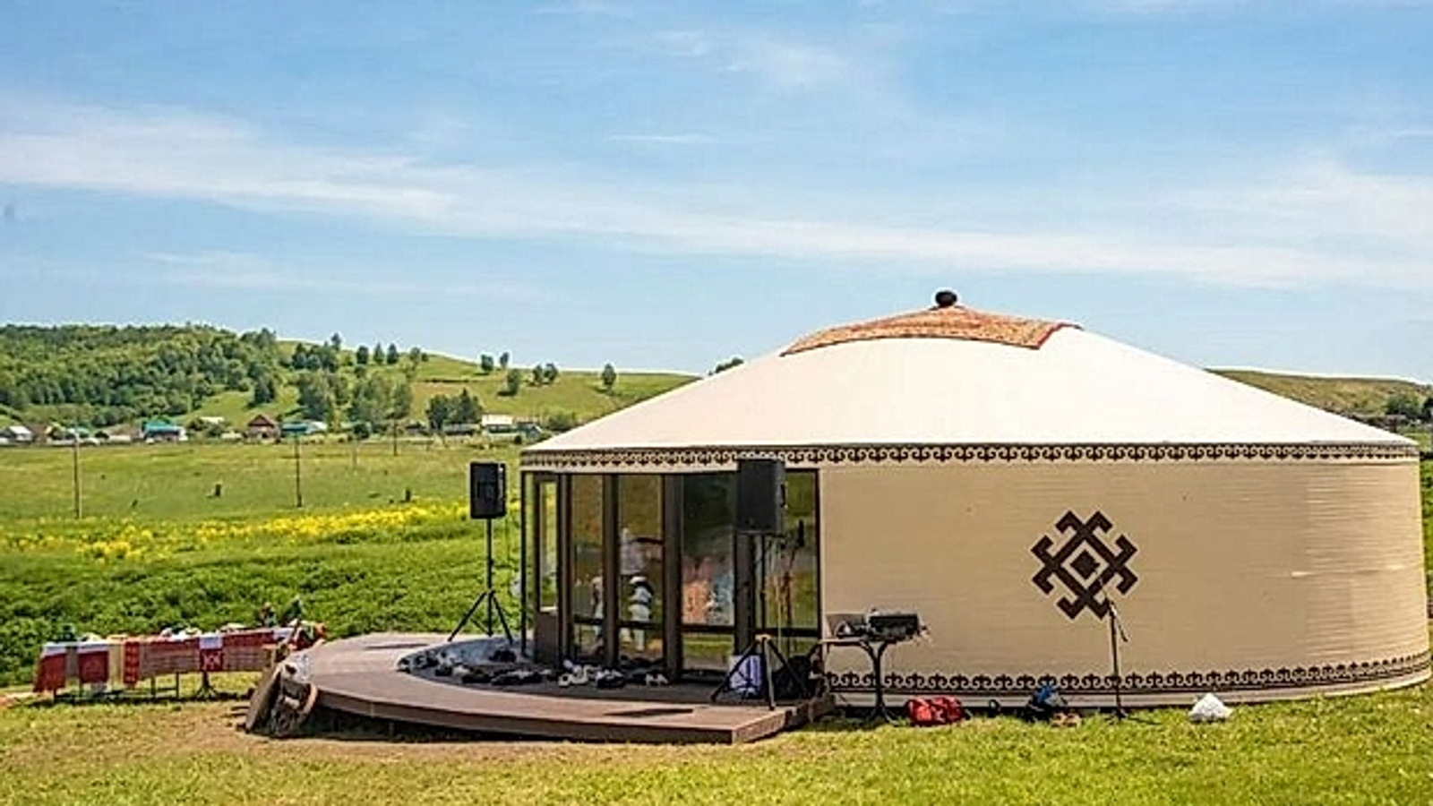 Ярмунса ауылында музей-тирмә асылды