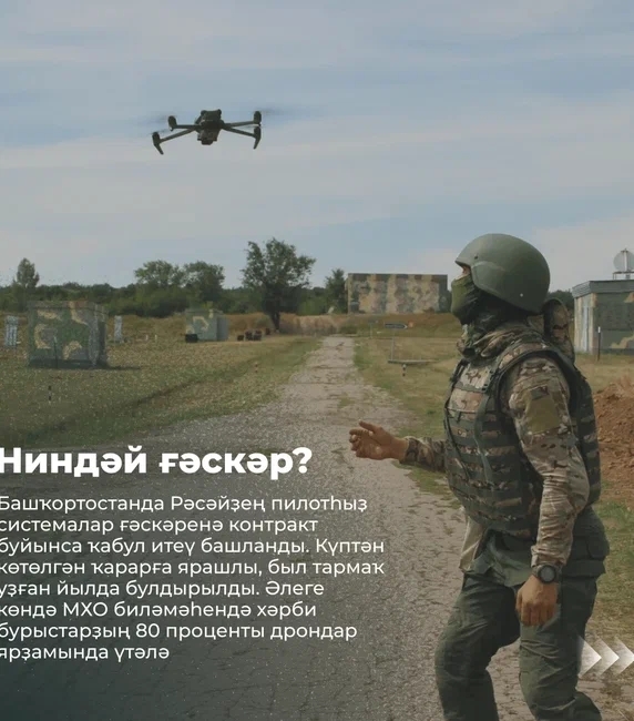 Рәсәйҙең пилотһыҙ системалары ғәскәрҙәренә йыйыу башланды