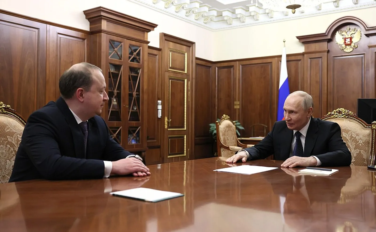 Владимир Путин Андрей Пучков менән осрашты