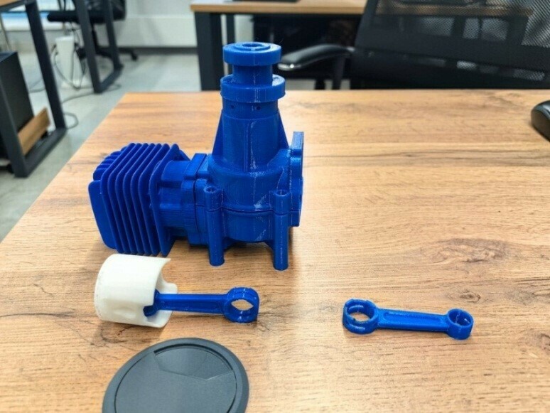 Өфө вуз-ара кампусының реверсив инжиниринг үҙәгендә БПЛА двигателе эшләнә