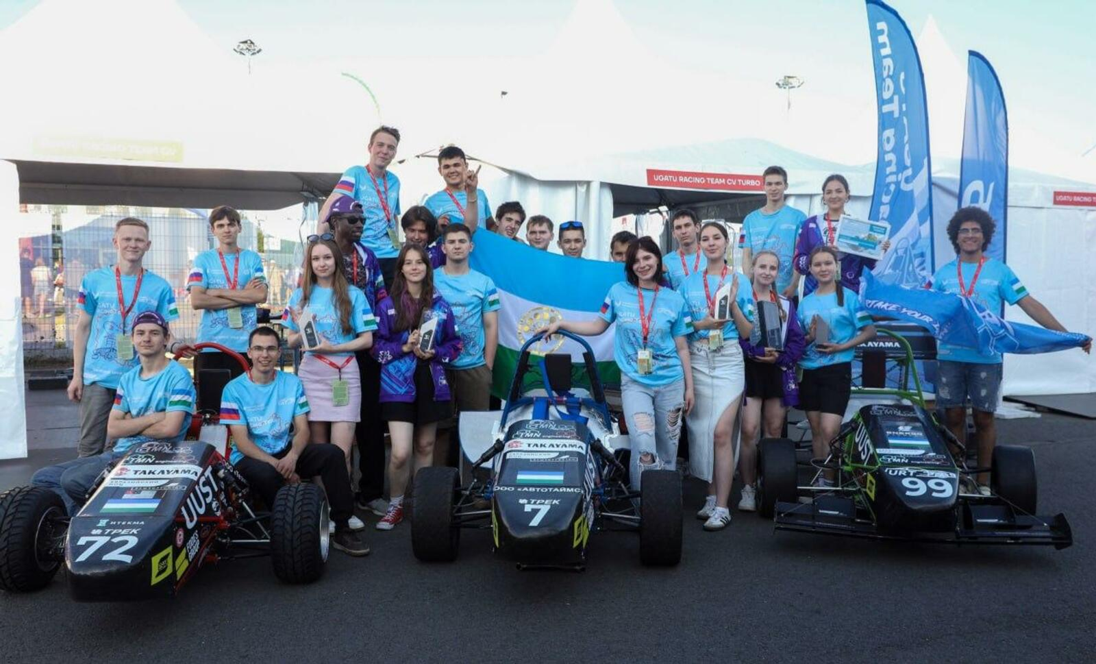 Гоночная команда Уфимского кампуса завоевала призовые места на соревнованиях