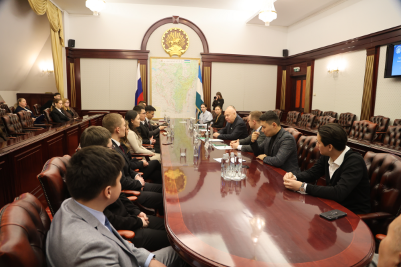 Константин Толкачёв Башҡортостандан студенттар менән осрашты